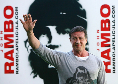 シルヴェスター・スタローン、マドリードで『ランボー』をPR