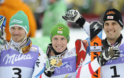 ヒルシャーが回転優勝、アルペンスキー世界選手権