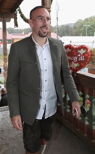 リベリがまたも脚を負傷、2～3週間の離脱へ