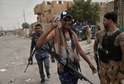 イラク軍がファルージャ中心部を奪還、IS残党を掃討