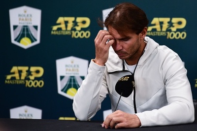 ナダル「とても悲しい」パリ・マスターズ負傷棄権、最終戦出場は時間との闘い