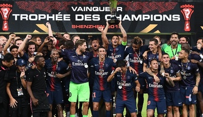 PSGが圧勝で仏スーパー杯を制す、ネイマールが2月以来の出場