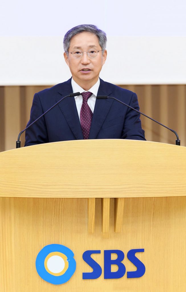 SBSのパン・ムンシン社長(c)NEWSIS