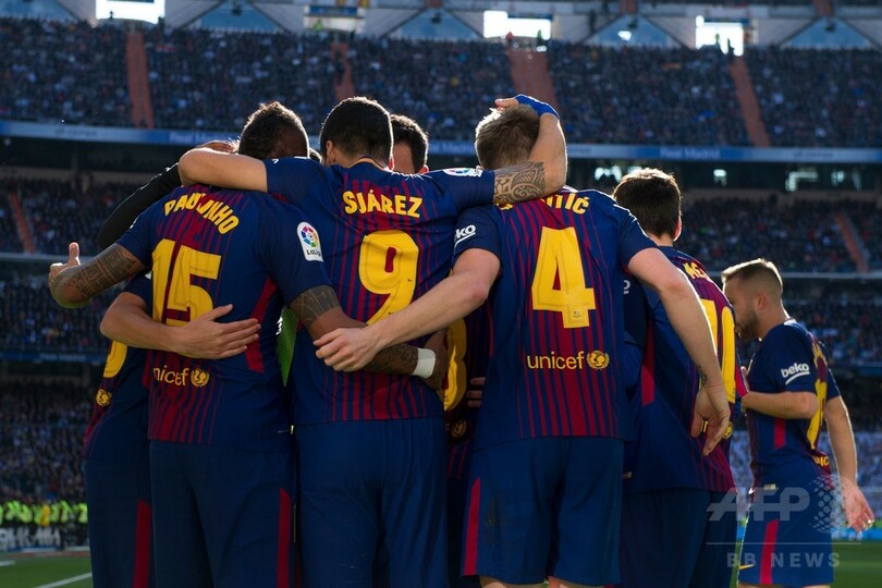 バルサがレアルとのクラシコに大勝、勝ち点差は14に拡大