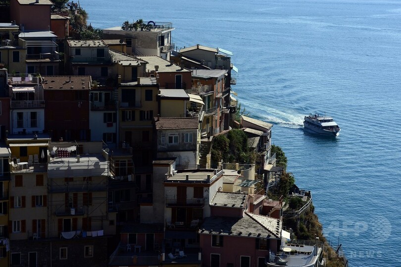 世界遺産のイタリア漁村、殺到する観光客にうれしい悲鳴