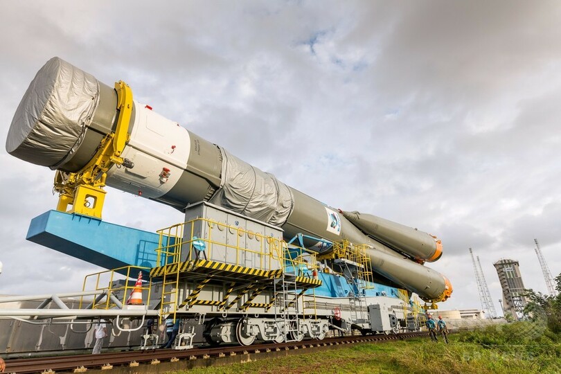 ソユーズ発射台に、ガリレオ測位衛星2機を軌道投入へ 仏ギアナ