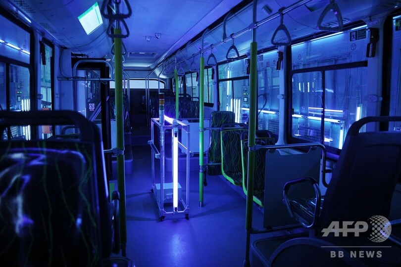 上海の市バスが紫外線消毒技術を導入、車両の内外を消毒