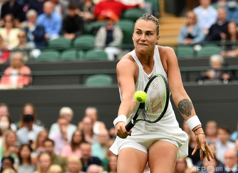 サバレンカら2回戦へ、元女王クビトバは初戦敗退 ウィンブルドン