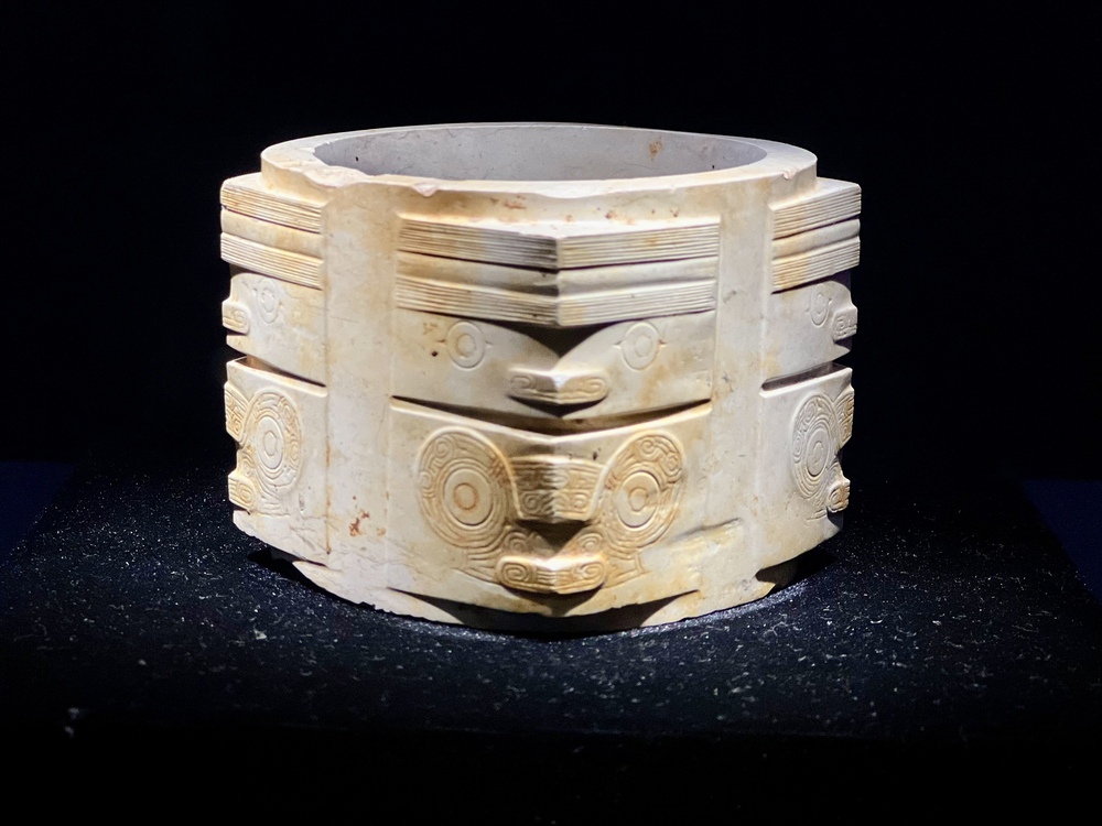 良緒文化 玉琮 美術品 骨董品 中国 29-978 2024 玉琮 Ritual object