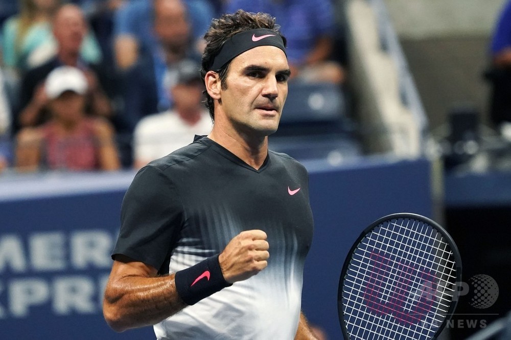 フェデラー快勝、全米OP4強かけデルポトロ戦へ 治療要求する場面も
