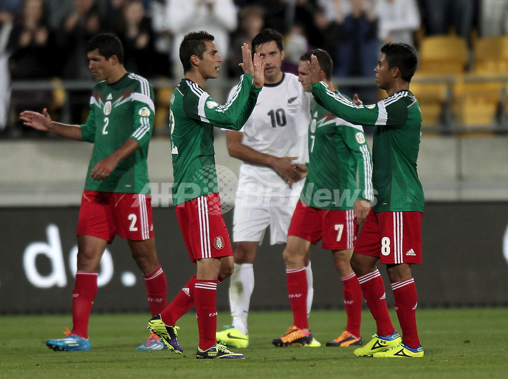 メキシコがニュージーランド退け本大会出場、W杯大陸間プレーオフ 写真