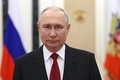 ロシア・モスクワで演説するウラジーミル・プーチン大統領（2023年6月24日撮影）。(c)GAVRIIL GRIGOROV / SPUTNIK / AFP