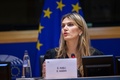 欧州議会のエバ・カイリ副議長（2022年12月7日撮影、提供）。(c)AFP/ EUROPEAN PARLIAMENT