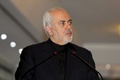 イラクの首都バグダッドで、会見に臨むイランのモハンマドジャバド・ザリフ外相（2019年5月26日撮影）。(c)SABAH ARAR / AFP　