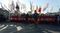 ロシアの首都モスクワ（Moscow）中心部で行われた反戦デモ（2014年9月21日撮影）。(c)AFP/VASILY MAXIMOV