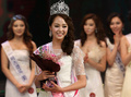 韓国・ソウル（Seoul）市内で4日、「2013ミス・コリア（Miss Korea）」の最終選考会が開かれ、大邱（Daegu）市のユ・イェビン（Yoo Ye-Pin）さん（22）が今年の韓国代表に選ばれた。写真は、今年の韓国代表に選ばれたユ・イェビンさん（2013年6月4日撮影）。(c)STARNEWS