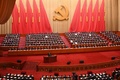 中国・北京の人民大会堂で開かれた中国共産党の第20回党大会で演説する習近平総書記（国家主席、2022年10月16日撮影）。(c)Noel CELIS / AFP