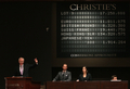 2007年11月13日、ニューヨーク（New York）で開かれたクリスティーズ（Christie&apos;s）のオークション風景。(c)AFP/Emmanuel DUNAND