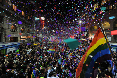 ウルグアイでゲイ・プライド・パレード開催