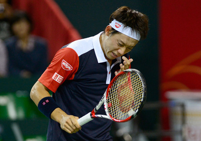 錦織、準々決勝で敗退 ジャパンオープン