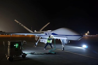 中国の緊急災害救助型ドローン「翼龍」 5G対応の送受信テストに成功