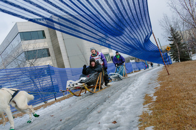 女性犬ぞり師の本多さん、1600キロの米レースを無事完走