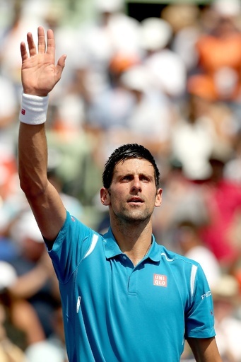 ジョコビッチが決勝へ、ゴフィンにストレート勝ち マイアミ・オープン