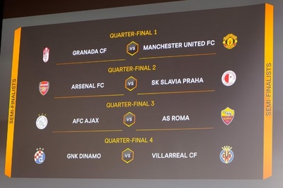 マンUは準々決勝でグラナダと対戦 欧州EL組み合わせ抽選