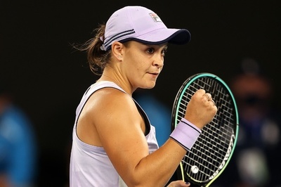 女王バーティが快勝、3年連続全豪OP8強も満足せず