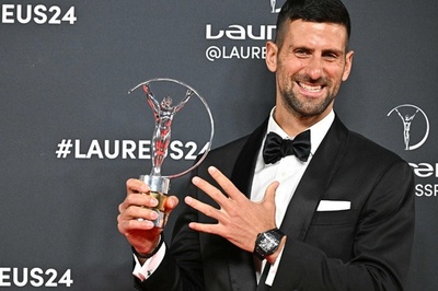 ジョコビッチが最多5度目の受賞 ローレウス賞