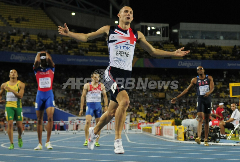 グリーンが男子400メートルハードル制す、世界陸上