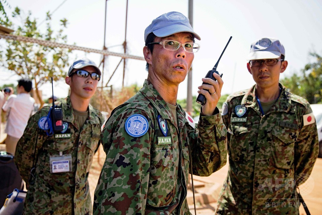 陸上自衛隊 南スーダン到着 新任務に 駆け付け警護 国際ニュース Afpbb News