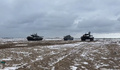 ベラルーシで行われたロシアとベラルーシの合同軍事演習。ロシア国防省提供の動画より（2022年2月2日撮影）。(c)AFP PHOTO / RUSSIAN DEFENCE MINISTRY