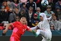 サッカー女子W杯オーストラリア・ニュージーランド大会、グループH、韓国対モロッコ。試合に臨むモロッコのヌハイラ・ベンジナ（右、2023年7月30日撮影）。(c)Brenton EDWARDS / AFP