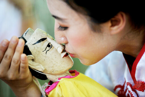 操り人形伝承500年の郷 江西 写真11枚 国際ニュース：AFPBB News