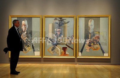 F・ベーコン3連作、過去最高の90億円で落札 写真2枚 国際