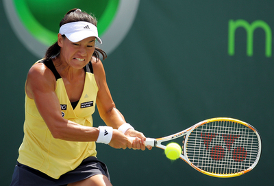 クルム伊達 2回戦敗退、ソニー・エリクソン・オープン