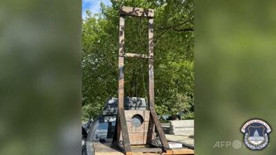 米首都にギロチン積んだトラック、運転手の男逮捕