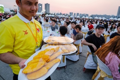 タイのデザート「マンゴー添えたもち米」、中国人観光客数千人に