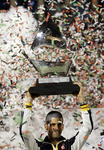 ジョコビッチが優勝、ドバイ・テニス選手権