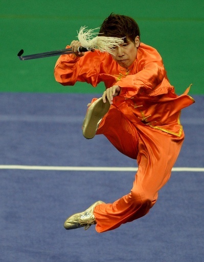 東アジア競技大会、武術太極拳で日本は女子2位 男子3位