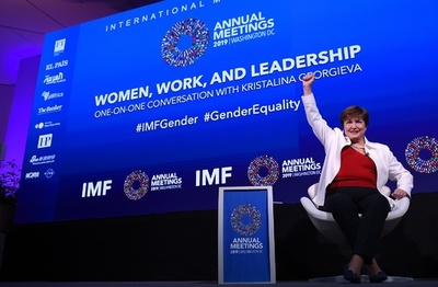 「男性より低い賃金を受け入れてはいけない!」IMF専務理事が女性に訴え