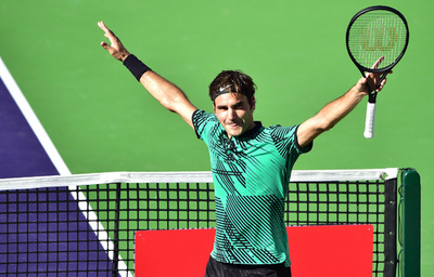 BNPパリバOP優勝のフェデラーが6位浮上、最新世界ランキング