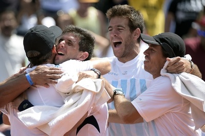 アルゼンチン、順延の試合でブラジル下し8強入り デビス杯