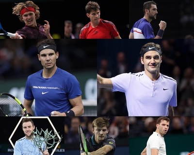 シーズン最終戦ATPファイナル、出場8選手が出そろう 12日開幕