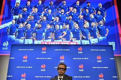 ラグビー仏代表、W杯メンバー発表 負傷中のジェロンシュも選出