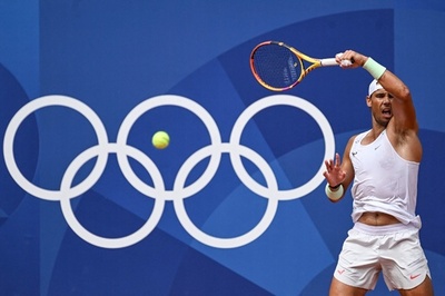 ナダル、マレーらが会場で練習 パリ五輪