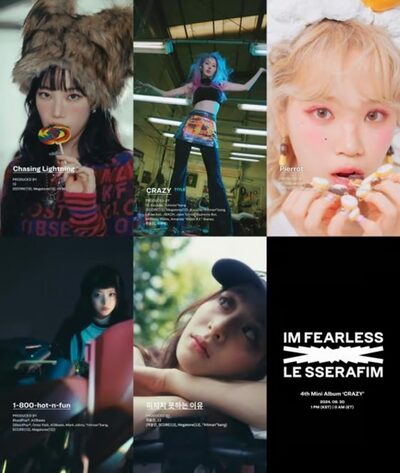 LE SSERAFIM、ニューアルバム「CRAZY」のハイライトメドレー公開