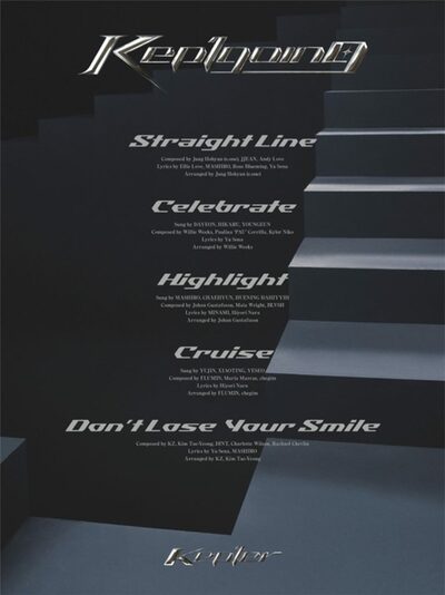 Kep1er、フルアルバム「Kep1going」のトラックリストイメージ