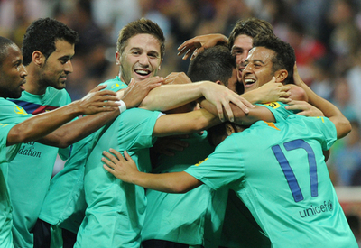 バルセロナがアウディ杯優勝、宇佐美はフル出場